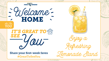 Welcome Home Lemonade Stand